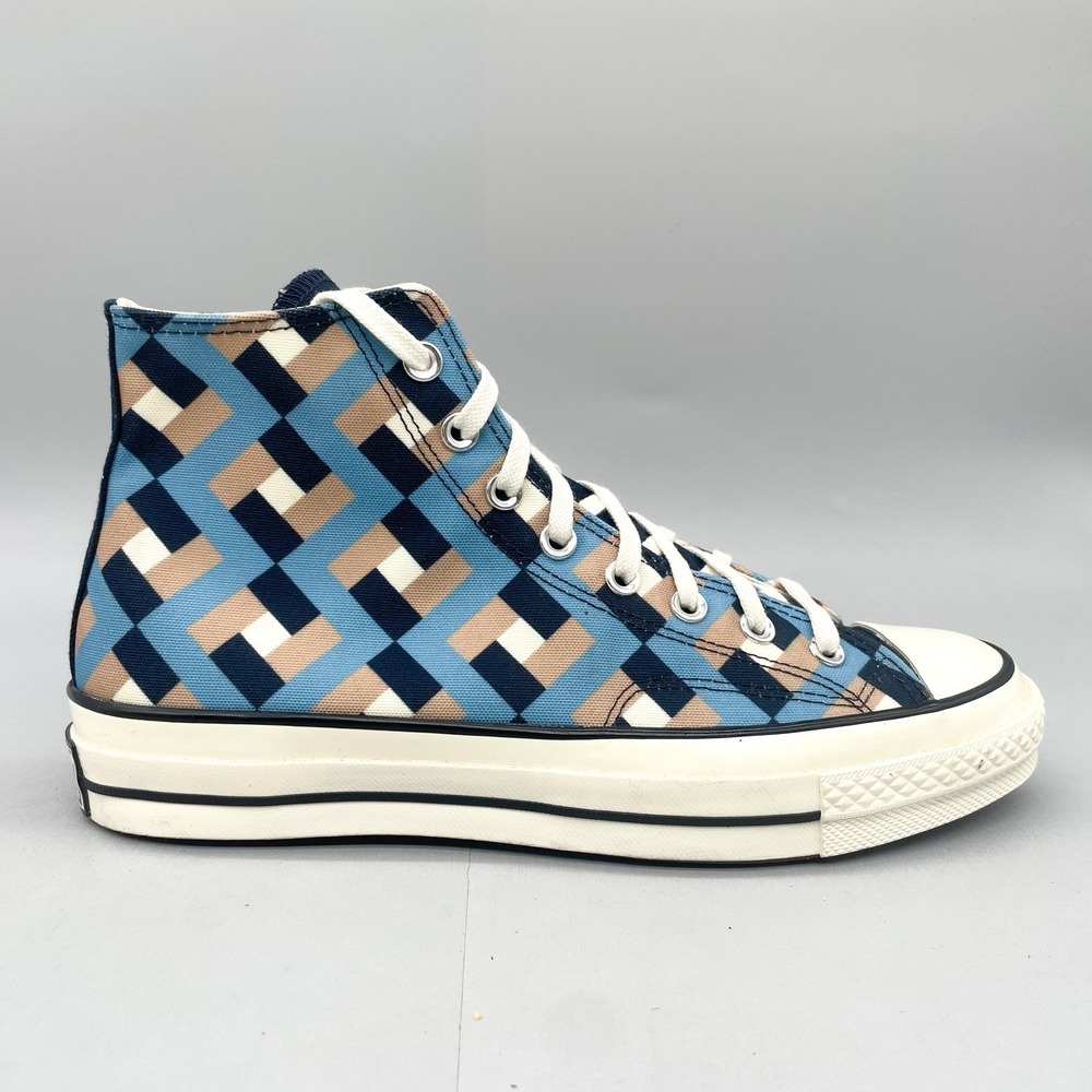 Converse‎ Womens 10.5 Chuck 70 High Sneakers Skate Multicolor Canvas Shoes